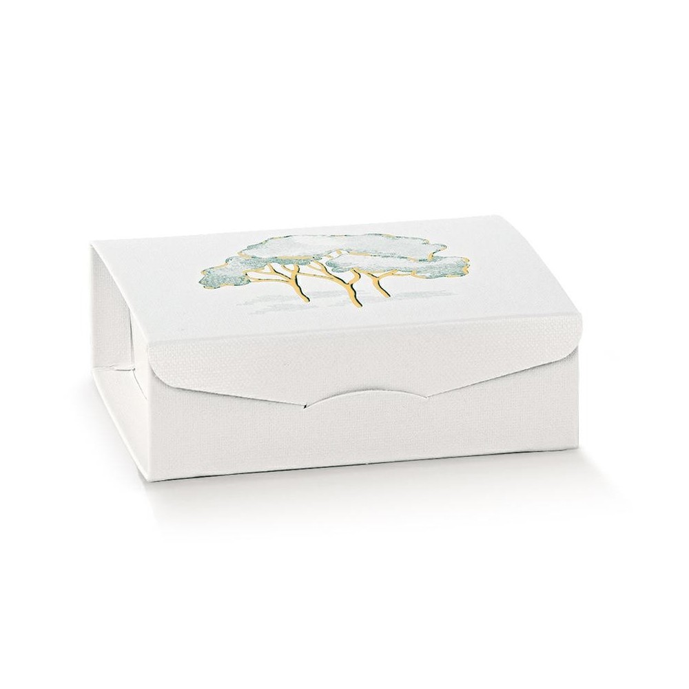 GIFT 70X70X30 INTRECCI VERDE ST. CALDO